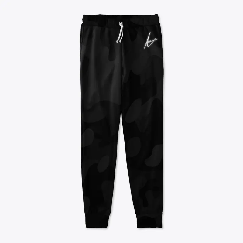 Black Camo "Axerz" Joggers