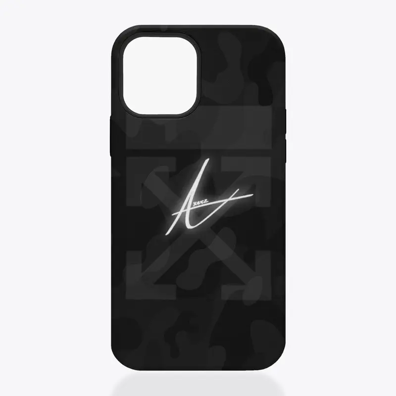 Black Camo "Axerz" iPhone Case