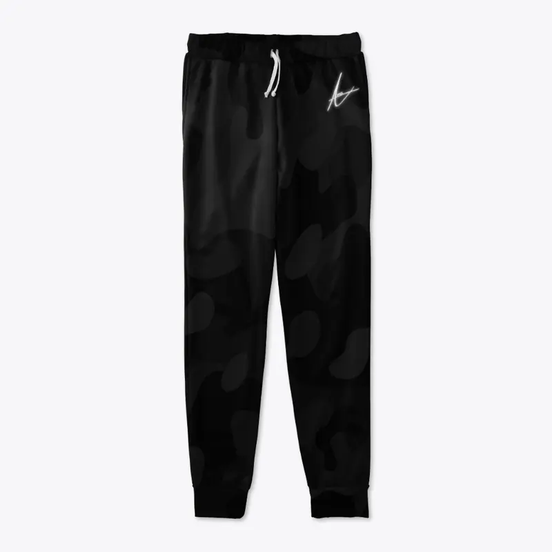 Black Camo "Axerz" Joggers